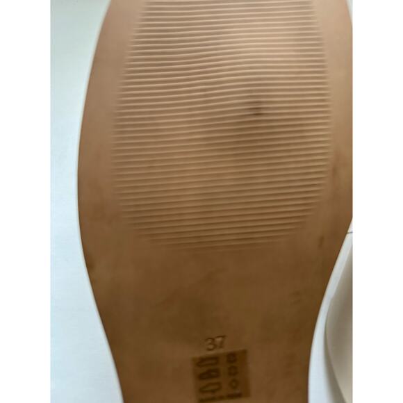 NWOB Anthropologie Leather Thong Flip Flops Size 6.5 - Picture 4 of 7